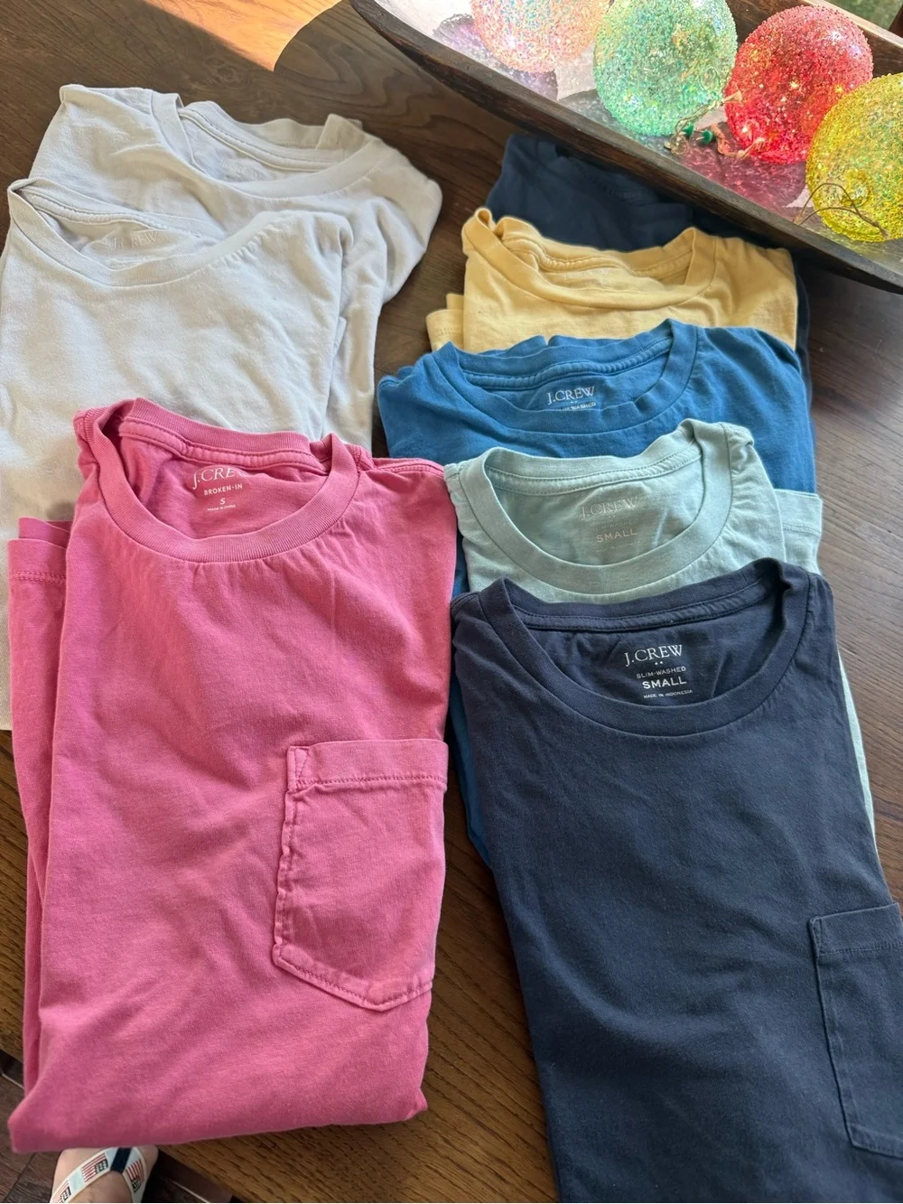 J.CREW men’s t-shirt- lot of 8 (small)
